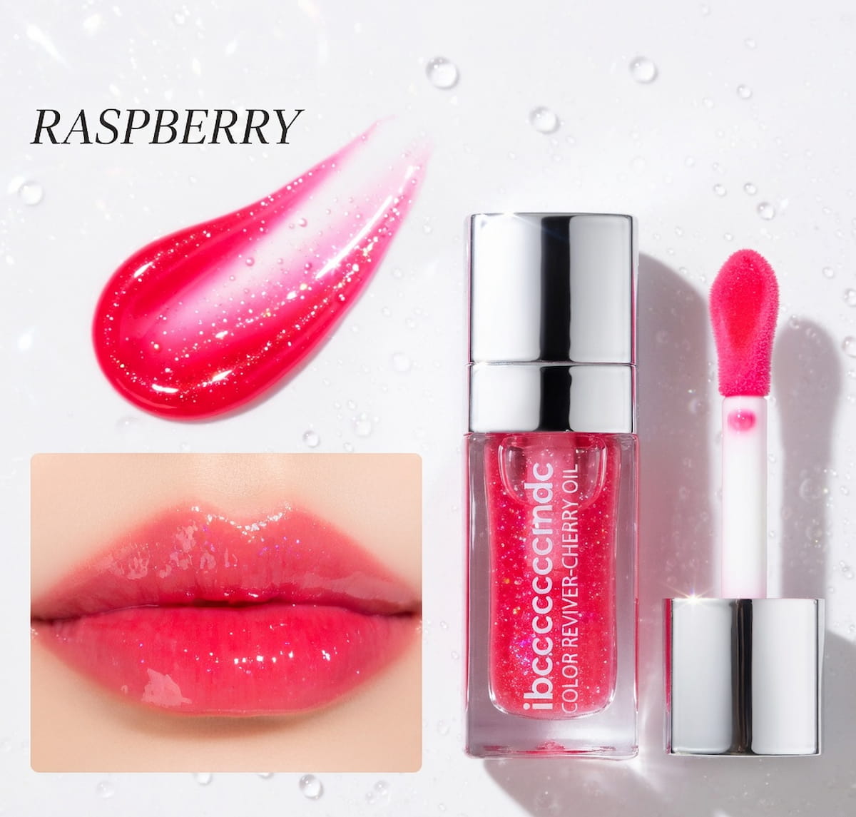 Moisturizing lip gloss oil with a volumizing effect